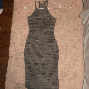 Urban Outfitters Grey Bodycon Knit Dress